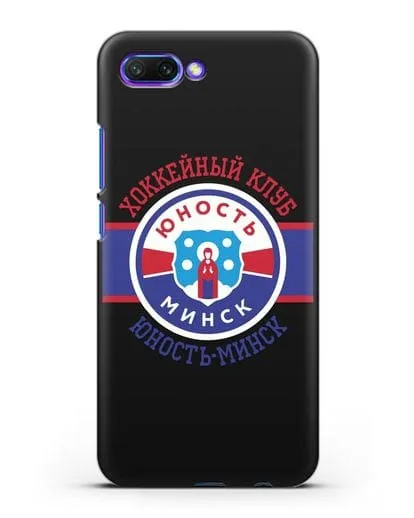 Чеxол с логотипом ХК Юность-Минск силиконовый для Honor 10