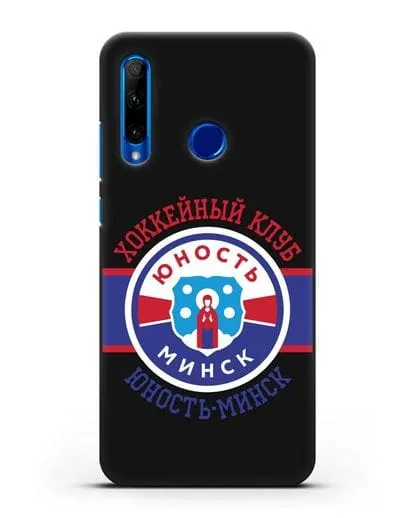 Чеxол с логотипом ХК Юность-Минск силиконовый для Honor 10i