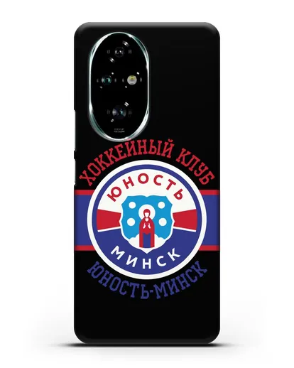Чеxол с логотипом ХК Юность-Минск силиконовый для Honor 200 Pro