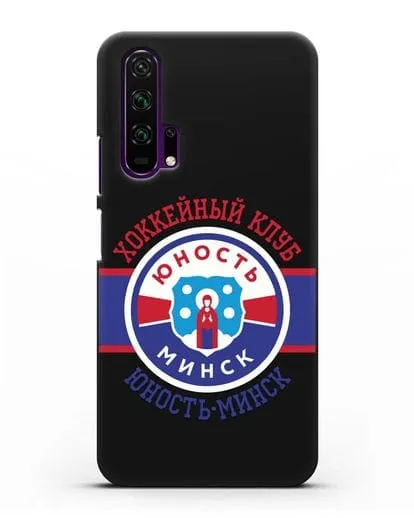 Чеxол с логотипом ХК Юность-Минск силиконовый для Honor 20 Pro