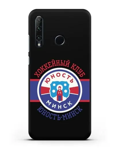 Чеxол с логотипом ХК Юность-Минск силиконовый для Honor 20e