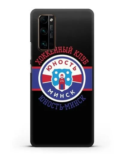 Чеxол с логотипом ХК Юность-Минск силиконовый для Honor 30 Pro Plus