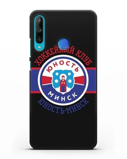 Чеxол с логотипом ХК Юность-Минск силиконовый для Honor 9C