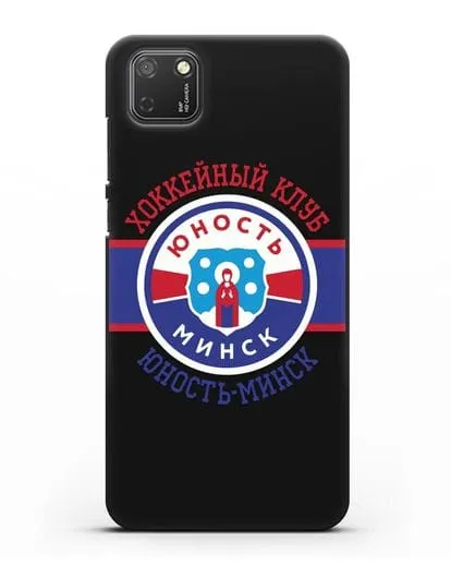 Чеxол с логотипом ХК Юность-Минск силиконовый для Honor 9S