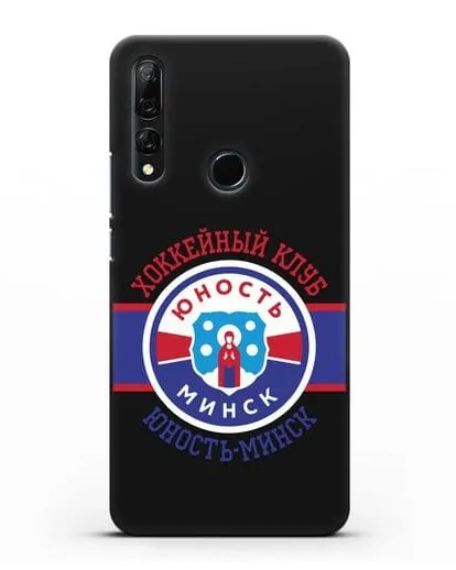 Чеxол с логотипом ХК Юность-Минск силиконовый для Honor 9X