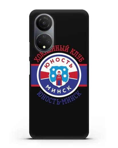 Чеxол с логотипом ХК Юность-Минск силиконовый для Honor X7