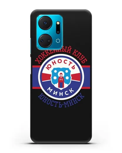 Чеxол с логотипом ХК Юность-Минск силиконовый для Honor X7a Plus