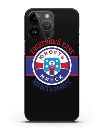 Чеxол с логотипом ХК Юность-Минск силиконовый для iPhone 14 Pro Max