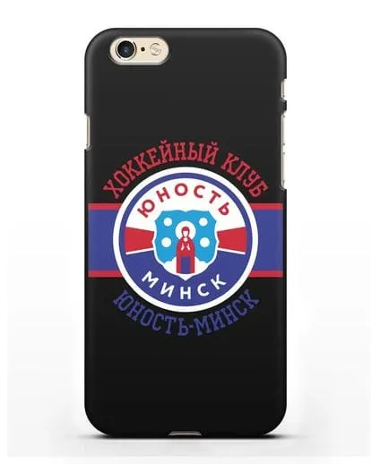 Чеxол с логотипом ХК Юность-Минск силиконовый для iPhone 6s