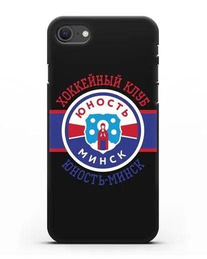 Чеxол с логотипом ХК Юность-Минск силиконовый для iPhone SE 2020