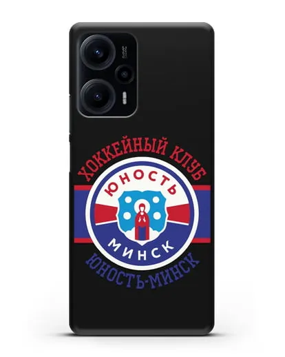 Чеxол с логотипом ХК Юность-Минск силиконовый для Xiaomi Poco F5