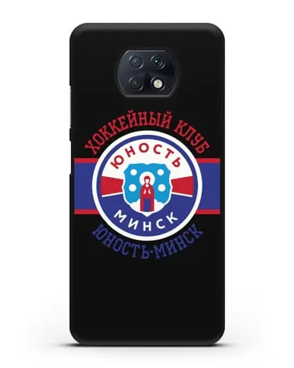 Чеxол с логотипом ХК Юность-Минск силиконовый для Xiaomi Redmi Note 9T
