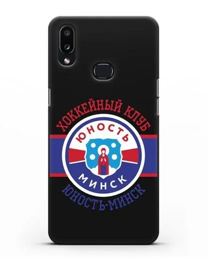 Чеxол с логотипом ХК Юность-Минск силиконовый для Samsung Galaxy A10s [SM-F107F]