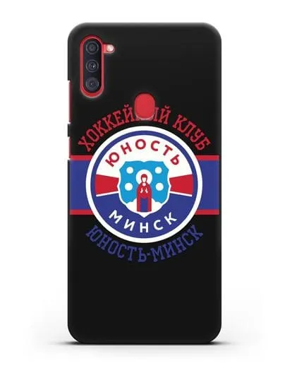 Чеxол с логотипом ХК Юность-Минск силиконовый для Samsung Galaxy A11 [SM-A115F]