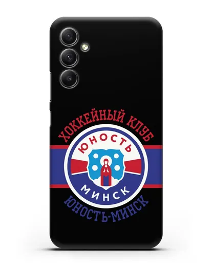 Чеxол с логотипом ХК Юность-Минск силиконовый для Samsung Galaxy A34 [SM-A346]