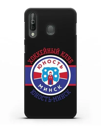 Чеxол с логотипом ХК Юность-Минск силиконовый для Samsung Galaxy A40s [SM-A507FN]