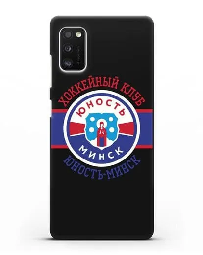 Чеxол с логотипом ХК Юность-Минск силиконовый для Samsung Galaxy A41 [SM-A415F]