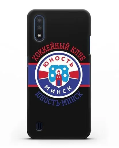 Чеxол с логотипом ХК Юность-Минск силиконовый для Samsung Galaxy M01 [SM-M015F]