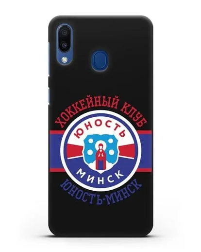 Чеxол с логотипом ХК Юность-Минск силиконовый для Samsung Galaxy M20 [SM-M205F]