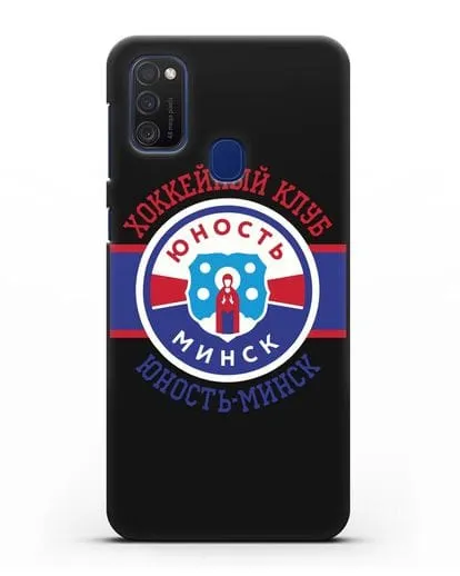 Чеxол с логотипом ХК Юность-Минск силиконовый для Samsung Galaxy M21 [SM-M215F]