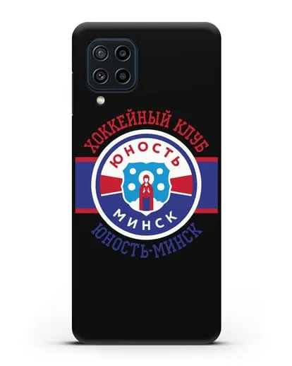 Чеxол с логотипом ХК Юность-Минск силиконовый для Samsung Galaxy M22 [M225F]