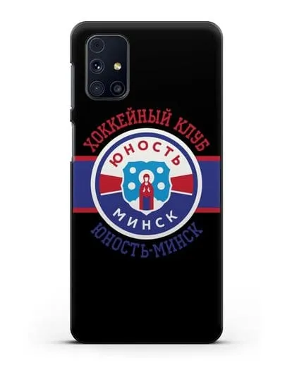 Чеxол с логотипом ХК Юность-Минск силиконовый для Samsung Galaxy M51 [SM-M515F]