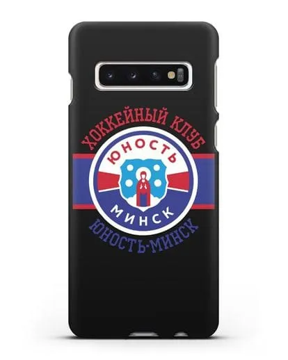 Чеxол с логотипом ХК Юность-Минск силиконовый для Samsung Galaxy S10 Plus [SM-G975F]