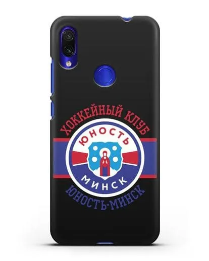 Чеxол с логотипом ХК Юность-Минск силиконовый для Xiaomi Redmi Note 7