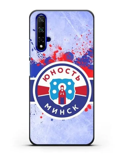 Чехол с эмблемой ХК Юность-Минск силиконовый для Honor 20