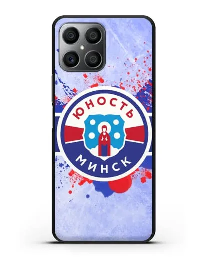 Чехол с эмблемой ХК Юность-Минск силиконовый для Honor X8
