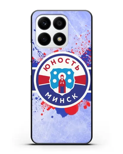 Чехол с эмблемой ХК Юность-Минск силиконовый для Honor X8a