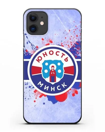 Чехол с эмблемой ХК Юность-Минск силиконовый для iPhone 11