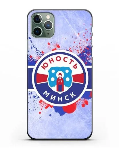 Чехол с эмблемой ХК Юность-Минск силиконовый для iPhone 11 Pro
