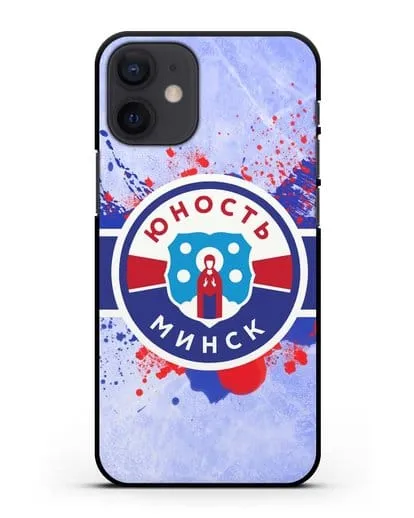 Чехол с эмблемой ХК Юность-Минск силиконовый для iPhone 12 mini