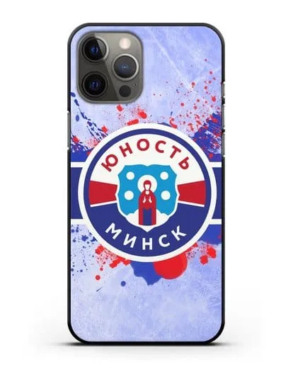 Чехол с эмблемой ХК Юность-Минск силиконовый для iPhone 12 Pro Max