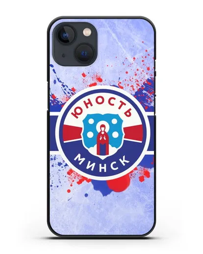 Чехол с эмблемой ХК Юность-Минск силиконовый для iPhone 13 Mini