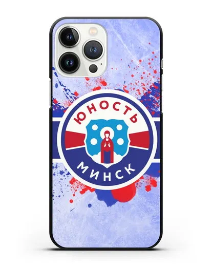 Чехол с эмблемой ХК Юность-Минск силиконовый для iPhone 13 Pro Max