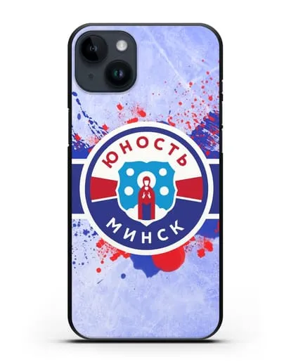 Чехол с эмблемой ХК Юность-Минск силиконовый для iPhone 14 Plus