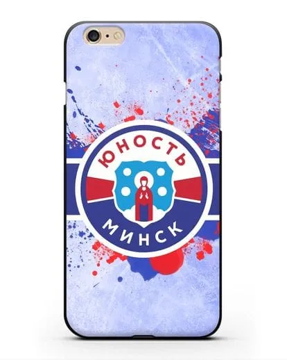 Чехол с эмблемой ХК Юность-Минск силиконовый для iPhone 6 Plus