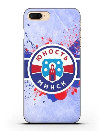 Чехол с эмблемой ХК Юность-Минск силиконовый для iPhone 7 Plus