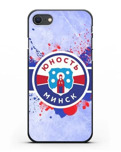 Чехол с эмблемой ХК Юность-Минск силиконовый для iPhone SE 2020