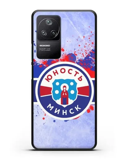Чехол с эмблемой ХК Юность-Минск силиконовый для Xiaomi Poco F4