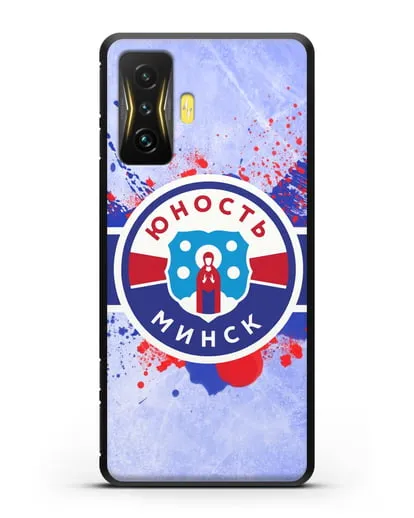 Чехол с эмблемой ХК Юность-Минск силиконовый для Xiaomi Poco F4 GT