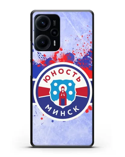 Чехол с эмблемой ХК Юность-Минск силиконовый для Xiaomi Poco F5