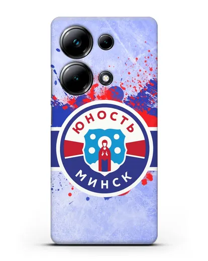 Чехол с эмблемой ХК Юность-Минск силиконовый для Xiaomi Poco M6 Pro