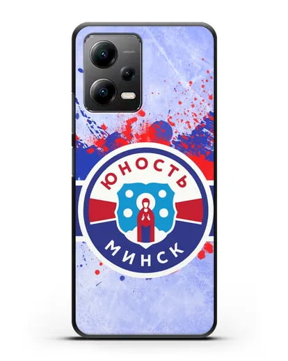 Чехол с эмблемой ХК Юность-Минск силиконовый для Xiaomi Poco X5