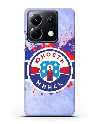 Чехол с эмблемой ХК Юность-Минск силиконовый для Xiaomi Poco X6