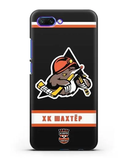 Чеxол с логотипом ХК Шахтёр-Солигорск силиконовый для Honor 10