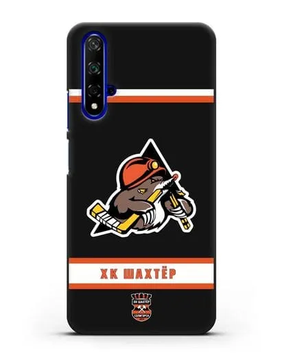 Чеxол с логотипом ХК Шахтёр-Солигорск силиконовый для Honor 20