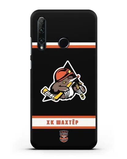 Чеxол с логотипом ХК Шахтёр-Солигорск силиконовый для Honor 20e